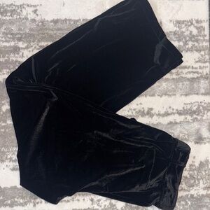 JODIFL Black Velvet Boot Cut Pants